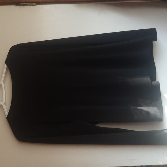 Debbie Morgan size Medium black long sleeve top - Picture 4 of 8